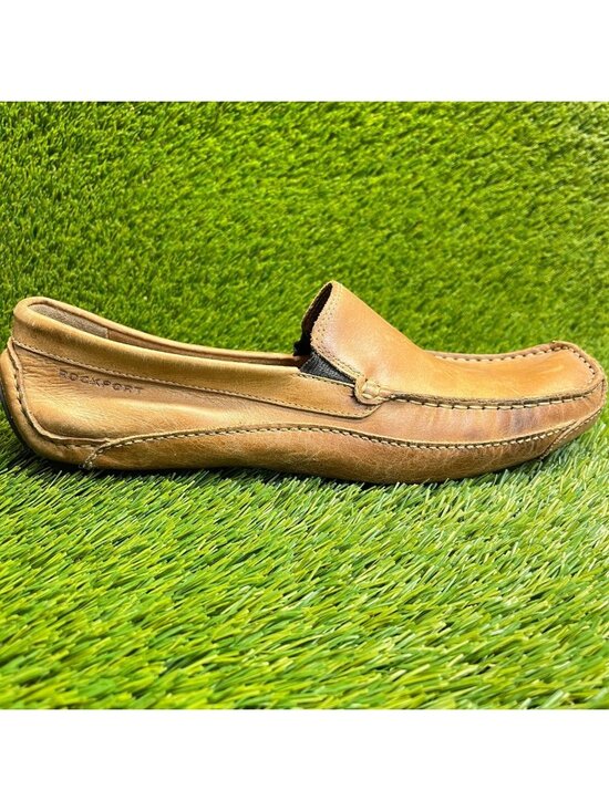 Rockport Luxury Cruise Venetian Mens Size 10.5 Brown Casual Slip On Loafer Shoes main image 7
